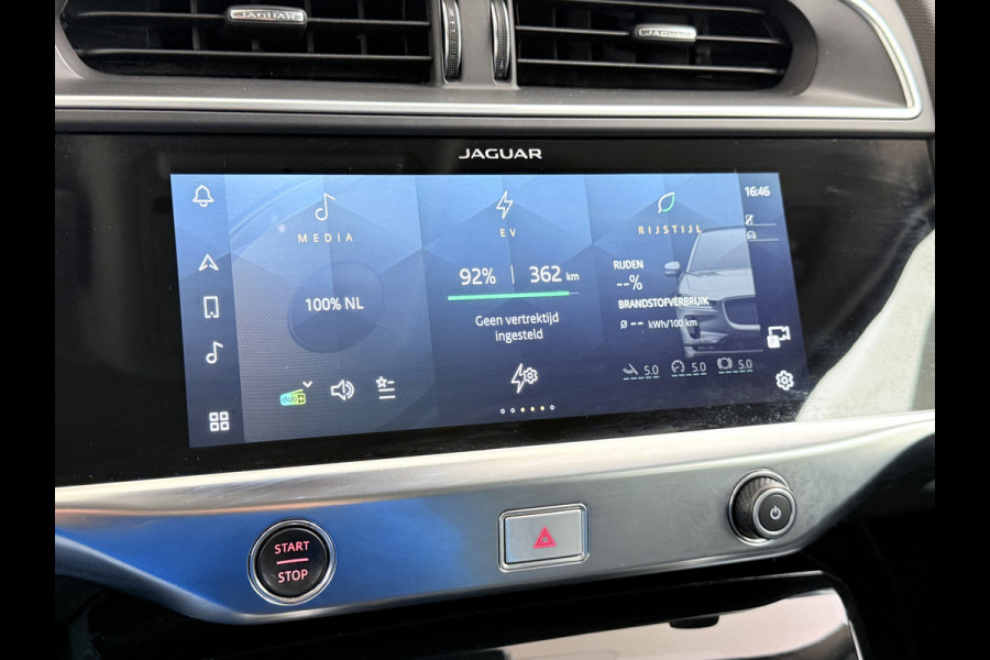 Jaguar I-PACE EV400-pk AWD 90kWh Leer 360°Camera Business Edition S Meridian®-Audio Stoel+Stuurverwarming Navi Ecc Apple Carplay Android Auto  Voorruitverwarming DAB+ Led Verkeersbord detectie Rijstrooksensor Wifi SOH 89% Origineel Nederlandse Auto Nieuwprijs  €72.475,-