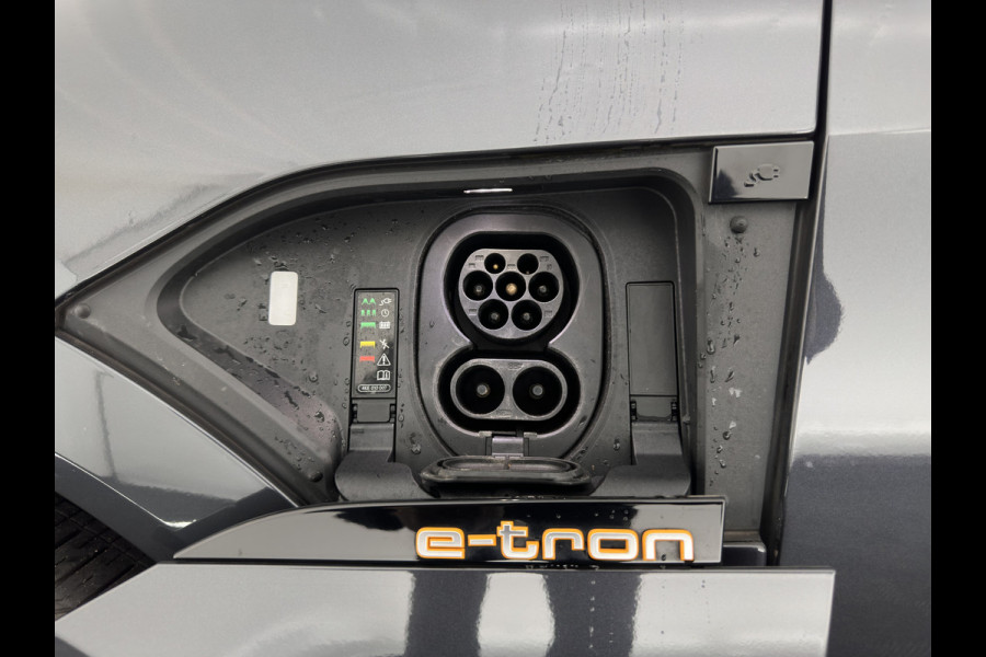 Audi e-tron 55 quattro Business edition Plus 95 kWh [ 3-Fase ] {SOH-88%} (INCL-BTW) *PANO | LUXURY-LEATHER | ADAPTIVE-CRUISE | FULL-LED | DIGI-COCKPIT | KEYLESS | MEMORY-PACK | CAMERA | NAVI-FULLMAP | SHIFT-PADDLES | DAB+ | COMFORT-SEATS | 20''ALU*