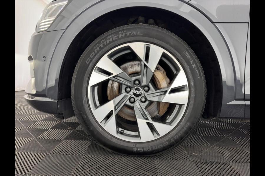 Audi e-tron 55 quattro Business edition Plus 95 kWh [ 3-Fase ] {SOH-88%} (INCL-BTW) *PANO | LUXURY-LEATHER | ADAPTIVE-CRUISE | FULL-LED | DIGI-COCKPIT | KEYLESS | MEMORY-PACK | CAMERA | NAVI-FULLMAP | SHIFT-PADDLES | DAB+ | COMFORT-SEATS | 20''ALU*