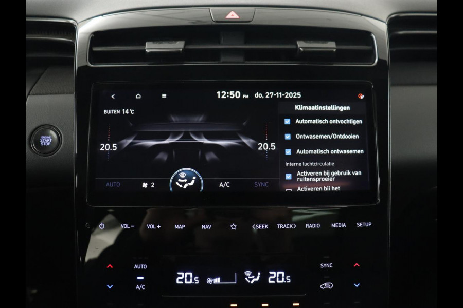 Hyundai Tucson 1.6 T-GDI PHEV N Line Sky 4WD | Panoramadak | Leder/Alcantara | Stoelverwarming | Camera | Carplay | Stuurverwarming | Keyless | Full LED | Navigatie | 19'' lichtmetalen velgen | Plug In