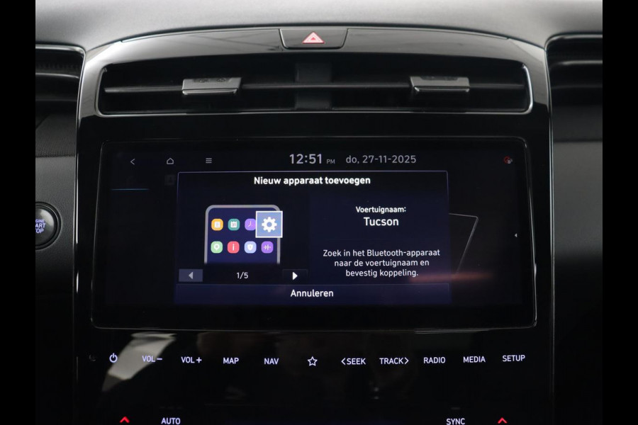Hyundai Tucson 1.6 T-GDI PHEV N Line Sky 4WD | Panoramadak | Leder/Alcantara | Stoelverwarming | Camera | Carplay | Stuurverwarming | Keyless | Full LED | Navigatie | 19'' lichtmetalen velgen | Plug In