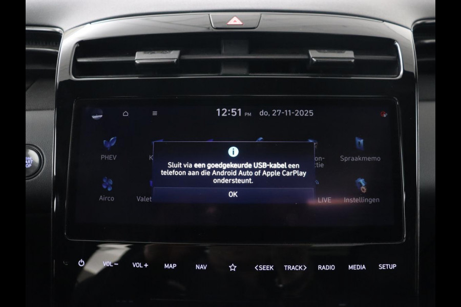 Hyundai Tucson 1.6 T-GDI PHEV N Line Sky 4WD | Panoramadak | Leder/Alcantara | Stoelverwarming | Camera | Carplay | Stuurverwarming | Keyless | Full LED | Navigatie | 19'' lichtmetalen velgen | Plug In