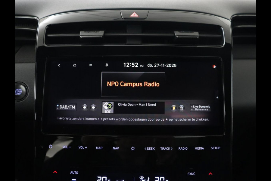 Hyundai Tucson 1.6 T-GDI PHEV N Line Sky 4WD | Panoramadak | Leder/Alcantara | Stoelverwarming | Camera | Carplay | Stuurverwarming | Keyless | Full LED | Navigatie | 19'' lichtmetalen velgen | Plug In