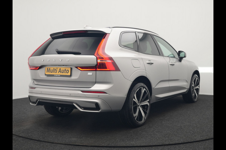 Volvo XC60 T6 AWD R-Design Plug In Hybrid Long Range Nieuw Model 350pk Dealer O.H. PHEV | Panodak | Adaptive Cruise | Camera | Lederen Sportstoelen Memory & Verwarmd | Google Assistent | Apple Carplay | Keyless | Virtual | 21"L.M | DAB |