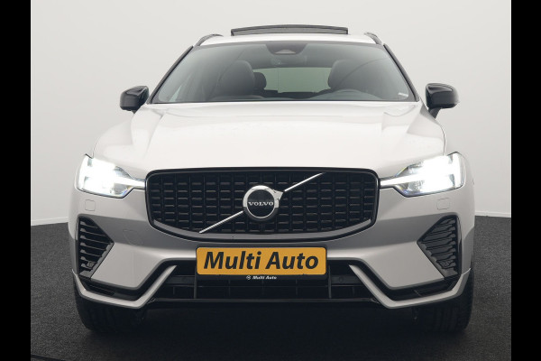 Volvo XC60 T6 AWD R-Design Plug In Hybrid Long Range Nieuw Model 350pk Dealer O.H. PHEV | Panodak | Adaptive Cruise | Camera | Lederen Sportstoelen Memory & Verwarmd | Google Assistent | Apple Carplay | Keyless | Virtual | 21"L.M | DAB |