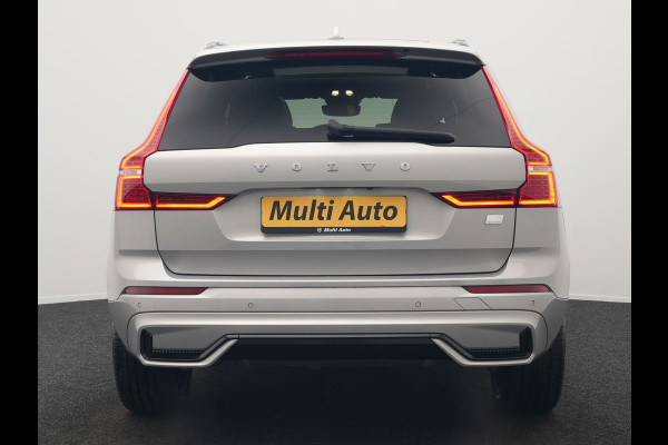 Volvo XC60 T6 AWD R-Design Plug In Hybrid Long Range Nieuw Model 350pk Dealer O.H. PHEV | Panodak | Adaptive Cruise | Camera | Lederen Sportstoelen Memory & Verwarmd | Google Assistent | Apple Carplay | Keyless | Virtual | 21"L.M | DAB |