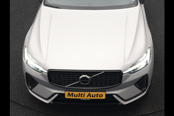 Volvo XC60 T6 AWD R-Design Plug In Hybrid Long Range Nieuw Model 350pk Dealer O.H. PHEV | Panodak | Adaptive Cruise | Camera | Lederen Sportstoelen Memory & Verwarmd | Google Assistent | Apple Carplay | Keyless | Virtual | 21"L.M | DAB |