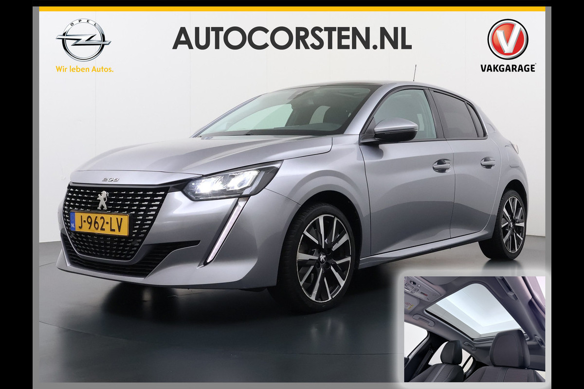 Peugeot 208 1.2I 101PK Pano-Dak Navi Ecc Apple Carplay Android Auto Cruise Control Pdc Allure Bluetooth Isofix Lmv 17" Led Privacy Glas Keyless Rijstrooksensor 1e Eigenaar Origineel Nederlandse Auto Nieuwprijs  €24.923,-