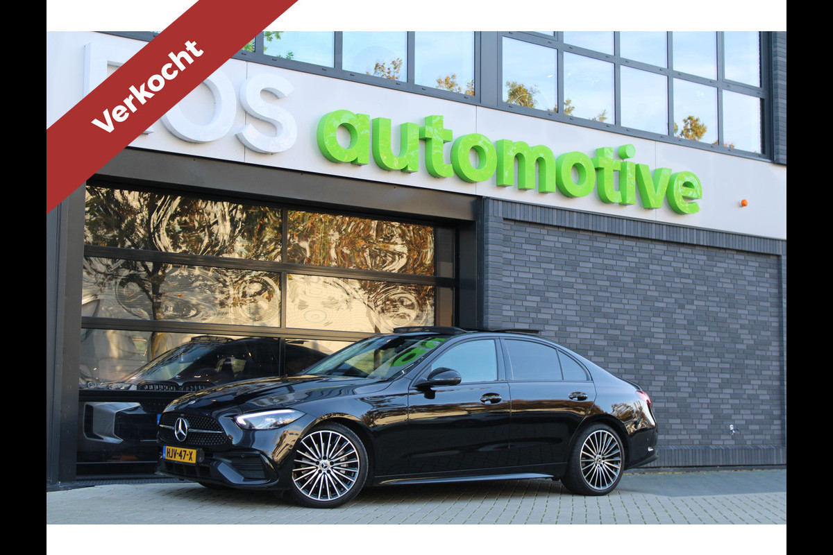 Mercedes-Benz C-Klasse 200 AMG Line | PANO | SFEER | CARPLAY | STOELVERWARMING | 19 INCH |