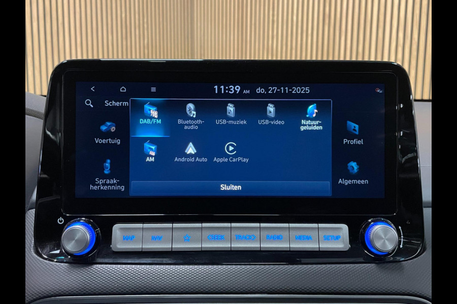 Hyundai Kona EV Fashion 64 kWh|FACELIFT|3-FASE|LEDER|DAKJE|HEAD-UP|ACC|CAMERA|CARPLAY|NAVI|NL- AUTO|NAP|INCL. BTW|1e EIG.|
