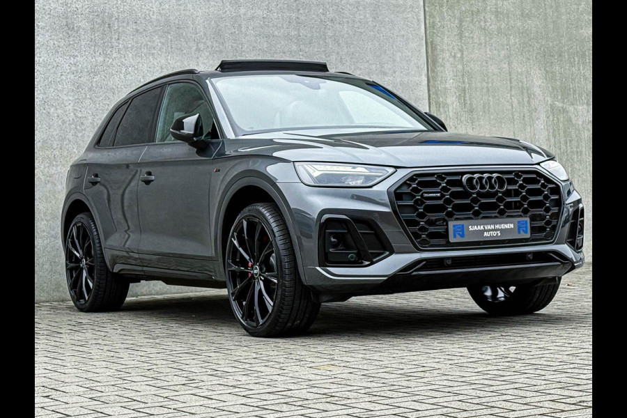 Audi Q5 50 TFSI e Quattro Competition Pro Line S S-Line 299pk Automaat! Kuipstoelen|Panoramadak|Virtual Cockpit|Camera|HUD|22inch
