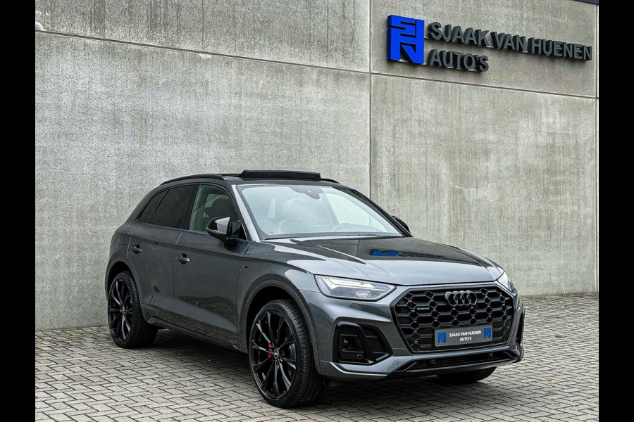 Audi Q5 50 TFSI e Quattro Competition Pro Line S S-Line 299pk Automaat! Kuipstoelen|Panoramadak|Virtual Cockpit|Camera|HUD|22inch