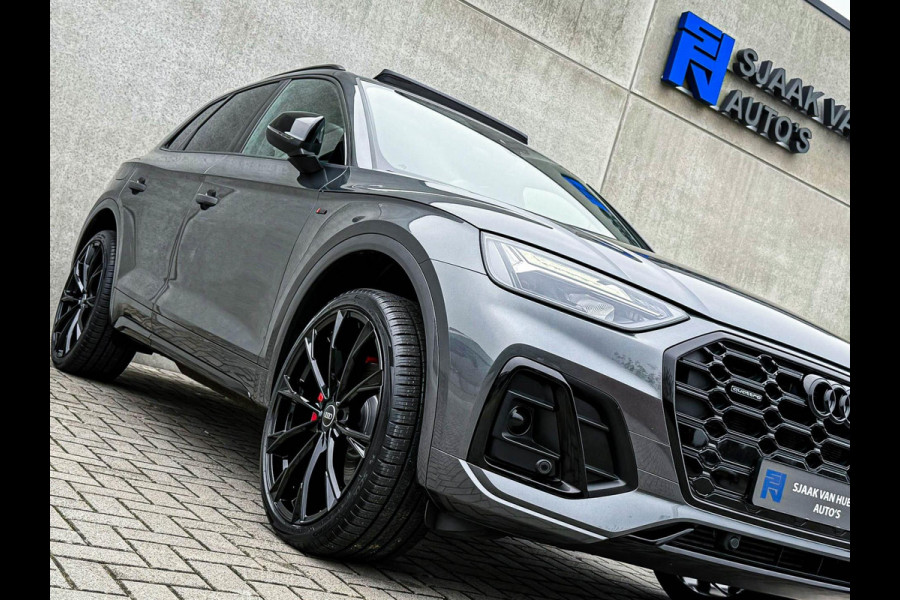 Audi Q5 50 TFSI e Quattro Competition Pro Line S S-Line 299pk Automaat! Kuipstoelen|Panoramadak|Virtual Cockpit|Camera|HUD|22inch