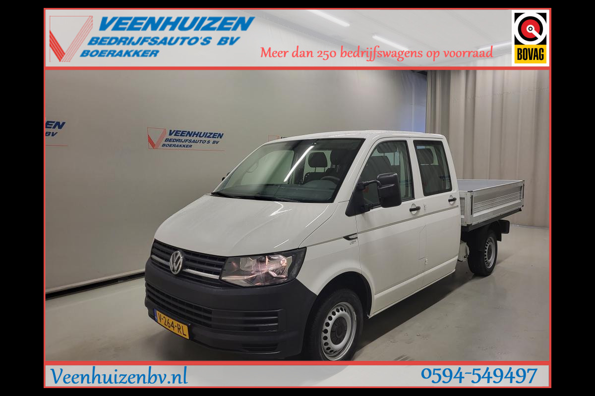 Volkswagen Transporter Pick-up 2.0TDI L2/H1 Dubbele Cabine Euro 6!