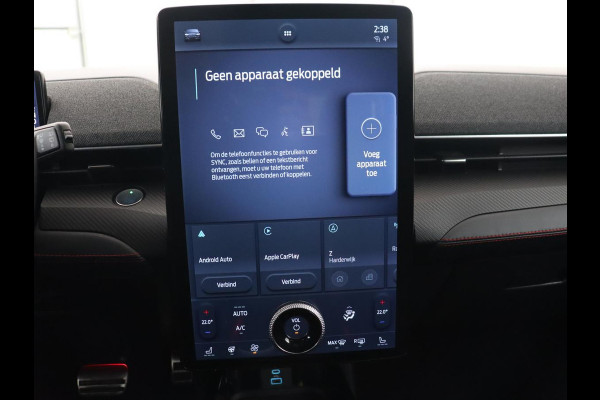 Ford Mustang Mach-E AWD 75 kWh | Panoramadak | 360 Camera | Leder | Stoelverwarming | Adaptive cruise | Carplay | Park Assist | Navigatie | Full LED | B&O Sound