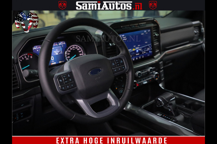 Ford USA F-150 BLACK OPS | 5.0 V8 406PK | 360 CAMERA | UITLAAT KLEP | BEDSLIDE | CREW CAB | LEDER | CREW CAB | DUBBELE CABINE | 5 PERSOONS | DC | GRIJSKENTEKEN |