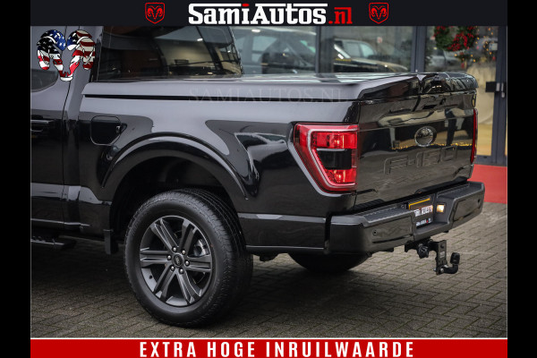 Ford USA F-150 BLACK OPS | 5.0 V8 406PK | 360 CAMERA | UITLAAT KLEP | BEDSLIDE | CREW CAB | LEDER | CREW CAB | DUBBELE CABINE | 5 PERSOONS | DC | GRIJSKENTEKEN |