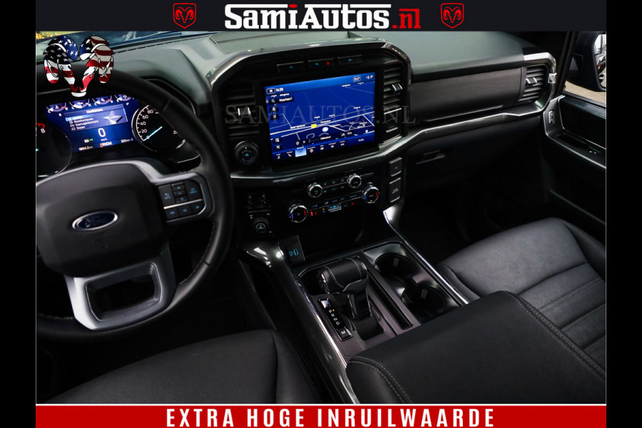 Ford USA F-150 BLACK OPS | 5.0 V8 406PK | 360 CAMERA | UITLAAT KLEP | BEDSLIDE | CREW CAB | LEDER | CREW CAB | DUBBELE CABINE | 5 PERSOONS | DC | GRIJSKENTEKEN |