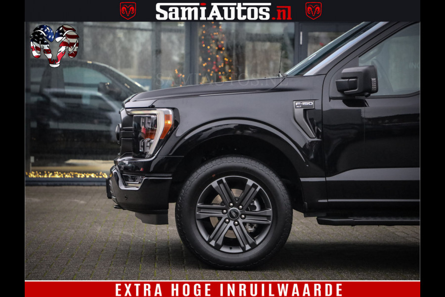 Ford USA F-150 BLACK OPS | 5.0 V8 406PK | 360 CAMERA | UITLAAT KLEP | BEDSLIDE | CREW CAB | LEDER | CREW CAB | DUBBELE CABINE | 5 PERSOONS | DC | GRIJSKENTEKEN |