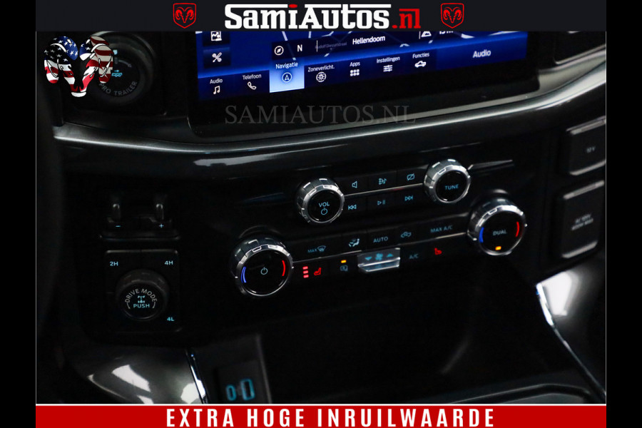 Ford USA F-150 BLACK OPS | 5.0 V8 406PK | 360 CAMERA | UITLAAT KLEP | BEDSLIDE | CREW CAB | LEDER | CREW CAB | DUBBELE CABINE | 5 PERSOONS | DC | GRIJSKENTEKEN |