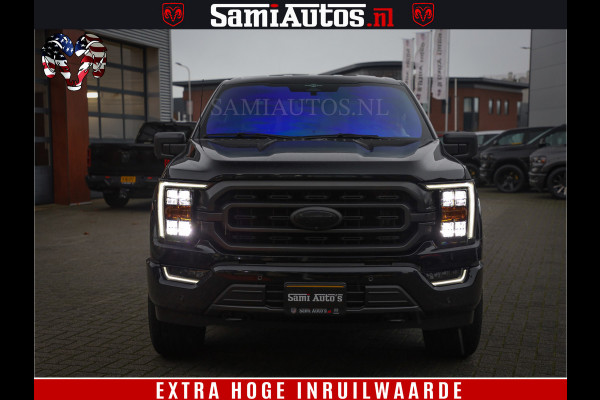Ford USA F-150 BLACK OPS | 5.0 V8 406PK | 360 CAMERA | UITLAAT KLEP | BEDSLIDE | CREW CAB | LEDER | CREW CAB | DUBBELE CABINE | 5 PERSOONS | DC | GRIJSKENTEKEN |
