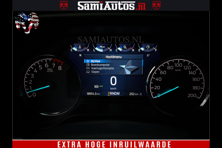 Ford USA F-150 BLACK OPS | 5.0 V8 406PK | 360 CAMERA | UITLAAT KLEP | BEDSLIDE | CREW CAB | LEDER | CREW CAB | DUBBELE CABINE | 5 PERSOONS | DC | GRIJSKENTEKEN |