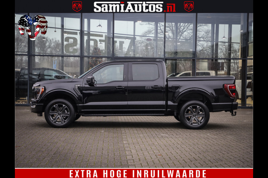 Ford USA F-150 BLACK OPS | 5.0 V8 406PK | 360 CAMERA | UITLAAT KLEP | BEDSLIDE | CREW CAB | LEDER | CREW CAB | DUBBELE CABINE | 5 PERSOONS | DC | GRIJSKENTEKEN |