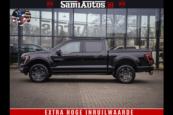 Ford USA F-150 BLACK OPS | 5.0 V8 406PK | 360 CAMERA | UITLAAT KLEP | BEDSLIDE | CREW CAB | LEDER | CREW CAB | DUBBELE CABINE | 5 PERSOONS | DC | GRIJSKENTEKEN |