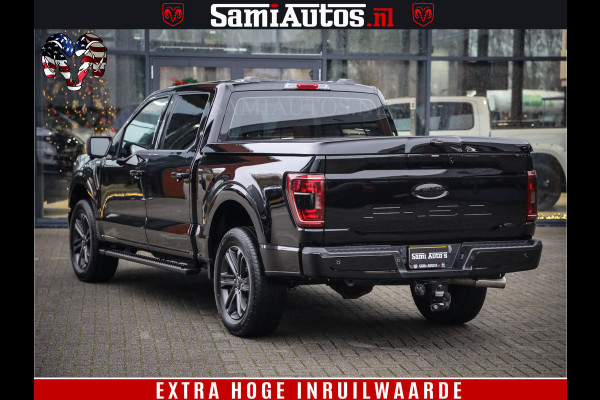 Ford USA F-150 BLACK OPS | 5.0 V8 406PK | 360 CAMERA | UITLAAT KLEP | BEDSLIDE | CREW CAB | LEDER | CREW CAB | DUBBELE CABINE | 5 PERSOONS | DC | GRIJSKENTEKEN |