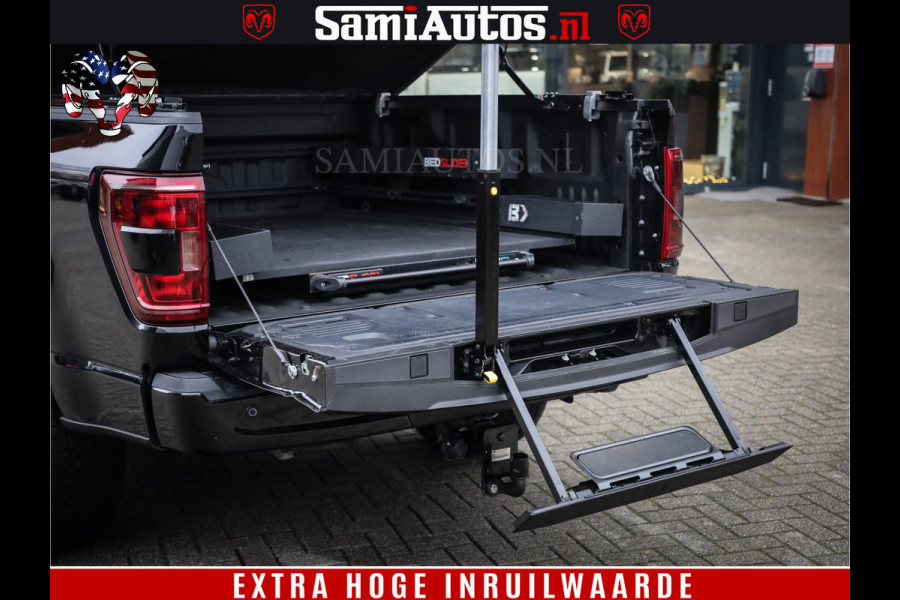 Ford USA F-150 BLACK OPS | 5.0 V8 406PK | 360 CAMERA | UITLAAT KLEP | BEDSLIDE | CREW CAB | LEDER | CREW CAB | DUBBELE CABINE | 5 PERSOONS | DC | GRIJSKENTEKEN |