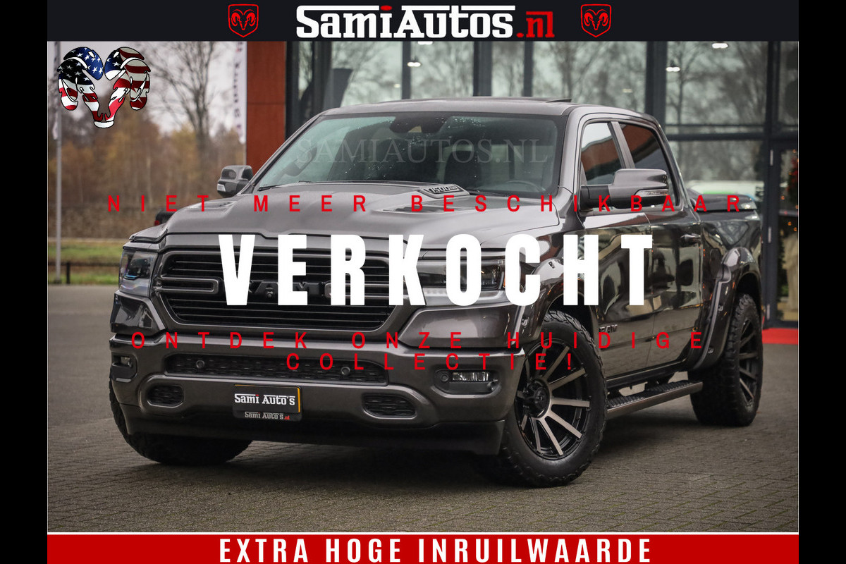 Dodge Ram 1500 HULK | 5.7 V8 HEMI | BOM VOL | XD WHEELS | LUCHTVERING | MWK | 360CAM | GRANITE CRYSTAL | CREW CAB | DUBBELE CBINE | 5 PERSOONS | DC |