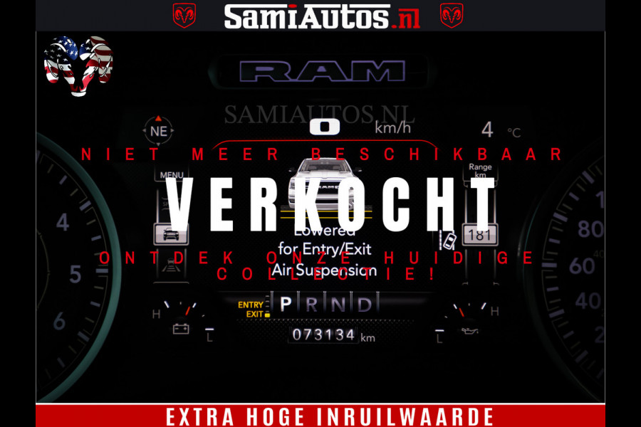 Dodge Ram 1500 HULK | 5.7 V8 HEMI | BOM VOL | XD WHEELS | LUCHTVERING | MWK | 360CAM | GRANITE CRYSTAL | CREW CAB | DUBBELE CBINE | 5 PERSOONS | DC |