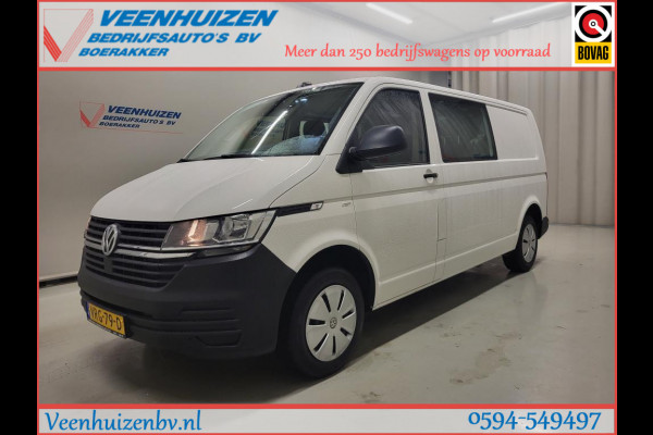 Volkswagen Transporter 2.0TDI L2/H1 Dubbele Cabine Euro 6!