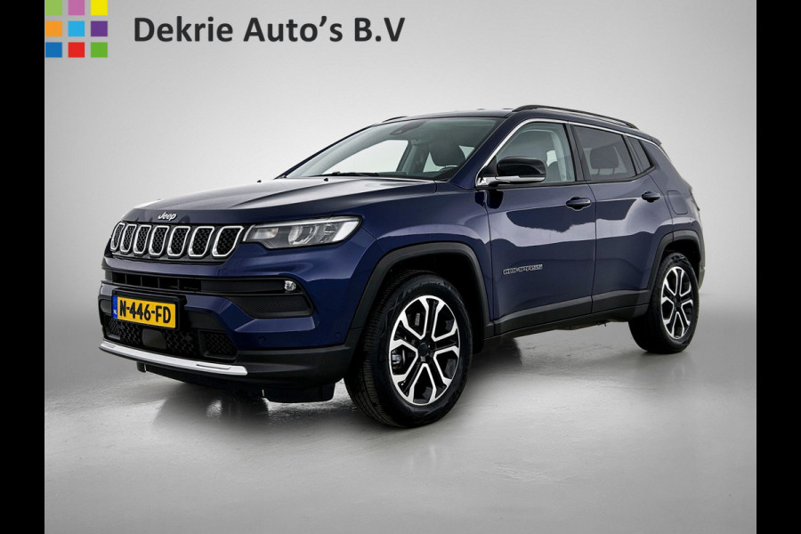 Jeep Compass 4xe 190PK Plug-in Hybrid Limited Edition / Leder / Pdc+Camera / Airco-ecc./ Stuur-Stoelverwarming / Winter-Pack / Apk 10-2027