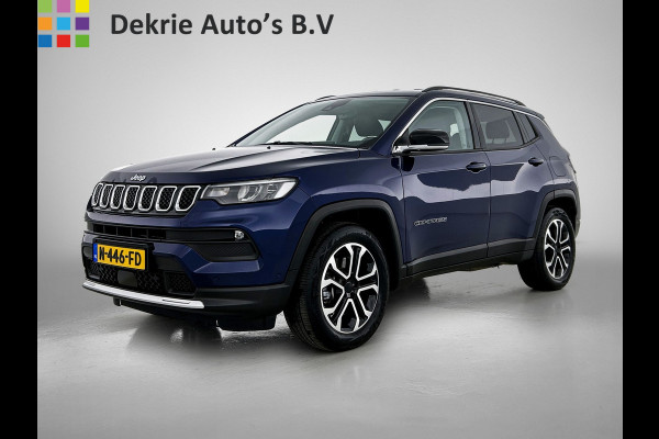 Jeep Compass 4xe 190PK Plug-in Hybrid Limited Edition / Leder / Pdc+Camera / Airco-ecc./ Stuur-Stoelverwarming / Winter-Pack / Apk 10-2027