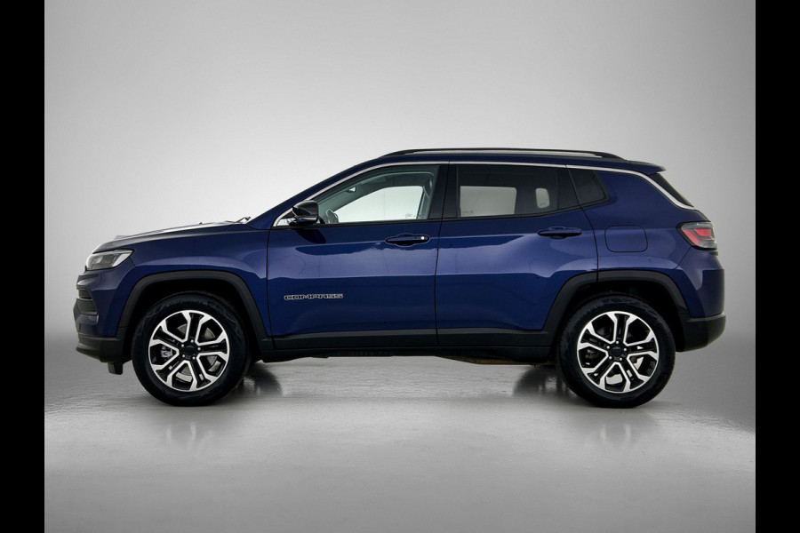 Jeep Compass 4xe 190PK Plug-in Hybrid Limited Edition / Leder / Pdc+Camera / Airco-ecc./ Stuur-Stoelverwarming / Winter-Pack / Apk 10-2027