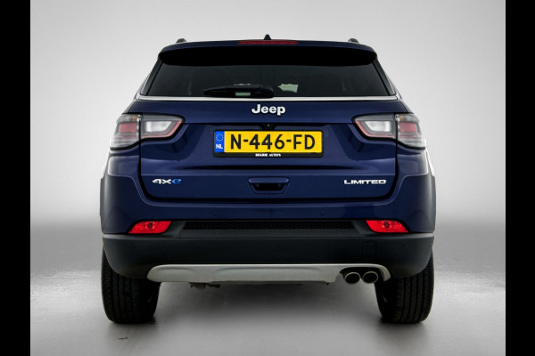 Jeep Compass 4xe 190PK Plug-in Hybrid Limited Edition / Leder / Pdc+Camera / Airco-ecc./ Stuur-Stoelverwarming / Winter-Pack / Apk 10-2027