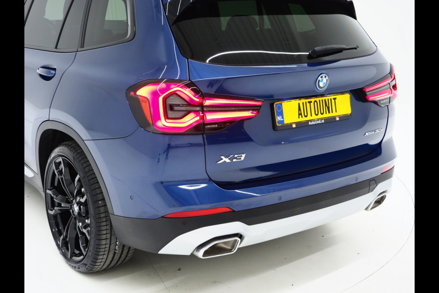 BMW X3 xDrive30e LCI High Executive | Leder | Sportstoelen | 360 | Virtual | Sfeerverlichting | DAB | Carplay