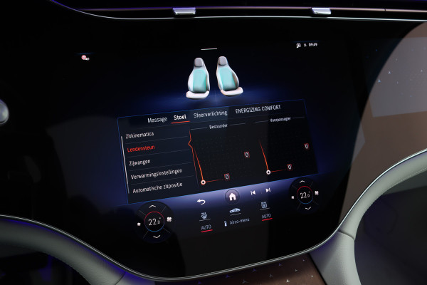 Mercedes-Benz EQS SUV 450 4MATIC AMG Line 118 kWh | Facelift | Hyperscreen | Achterasbesturing | Airmatic | Distronic+ | Massage | Burmester | Trekhaak | Verwarmd Stuurwiel | HUD | Stoelventilatie |