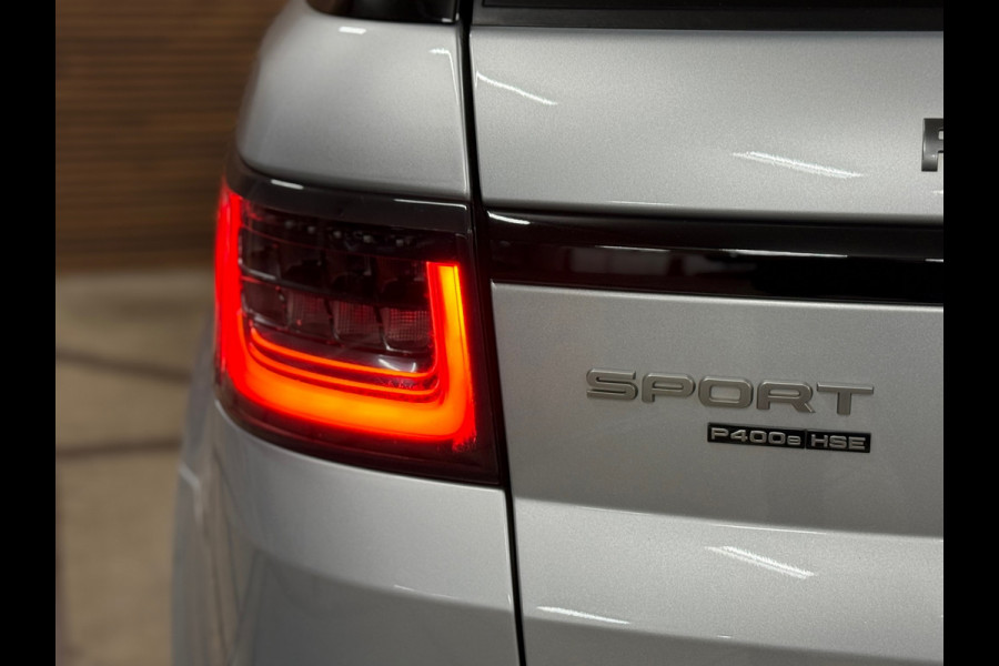 Land Rover Range Rover Sport 2.0 P400e HSE | Pano | Meridian | 360° Camera | Leer | Luchtvering | Carplay | 21' inch