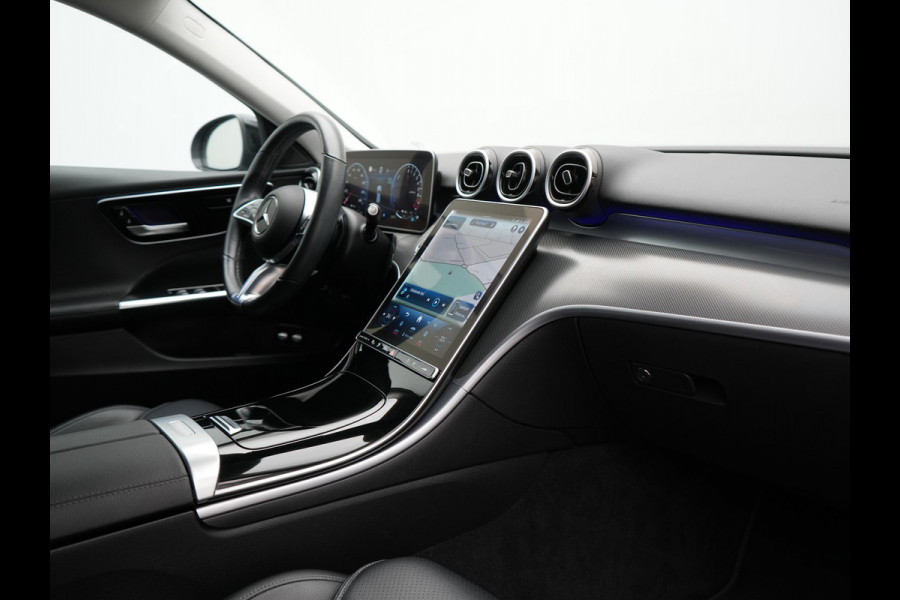 Mercedes-Benz C-Klasse Estate 300 e Avantgarde Plug In Hybrid 313pk Dealer O.H. PHEV | Adaptive Cruise | 360 Camera | Lederen Sportstoelen Verwarmd | Night Pakket | Apple Carplay | Sfeerverlichting | Blis | Navigatie | DAB |