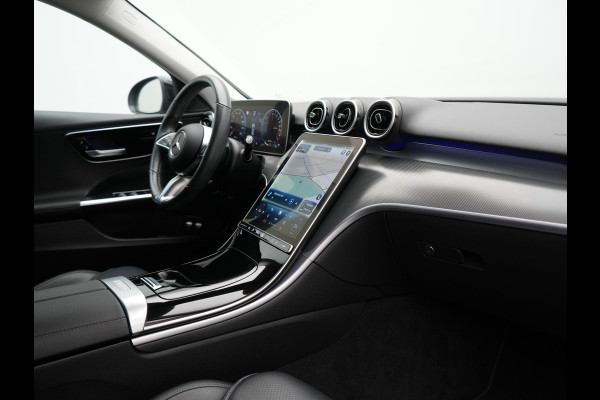 Mercedes-Benz C-Klasse Estate 300 e Avantgarde Plug In Hybrid 313pk Dealer O.H. PHEV | Adaptive Cruise | 360 Camera | Lederen Sportstoelen Verwarmd | Night Pakket | Apple Carplay | Sfeerverlichting | Blis | Navigatie | DAB |