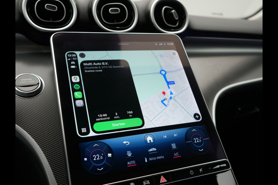 Mercedes-Benz C-Klasse Estate 300 e Avantgarde Plug In Hybrid 313pk Dealer O.H. PHEV | Adaptive Cruise | 360 Camera | Lederen Sportstoelen Verwarmd | Night Pakket | Apple Carplay | Sfeerverlichting | Blis | Navigatie | DAB |