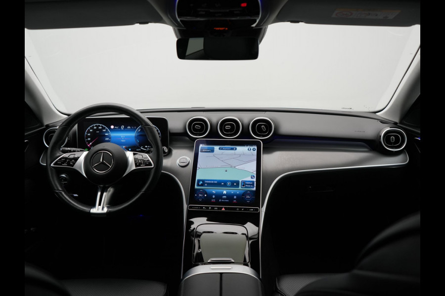 Mercedes-Benz C-Klasse Estate 300 e Avantgarde Plug In Hybrid 313pk Dealer O.H. PHEV | Adaptive Cruise | 360 Camera | Lederen Sportstoelen Verwarmd | Night Pakket | Apple Carplay | Sfeerverlichting | Blis | Navigatie | DAB |