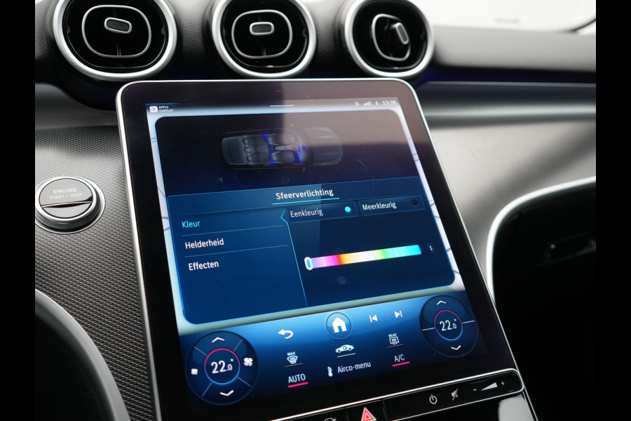 Mercedes-Benz C-Klasse Estate 300 e Avantgarde Plug In Hybrid 313pk Dealer O.H. PHEV | Adaptive Cruise | 360 Camera | Lederen Sportstoelen Verwarmd | Night Pakket | Apple Carplay | Sfeerverlichting | Blis | Navigatie | DAB |