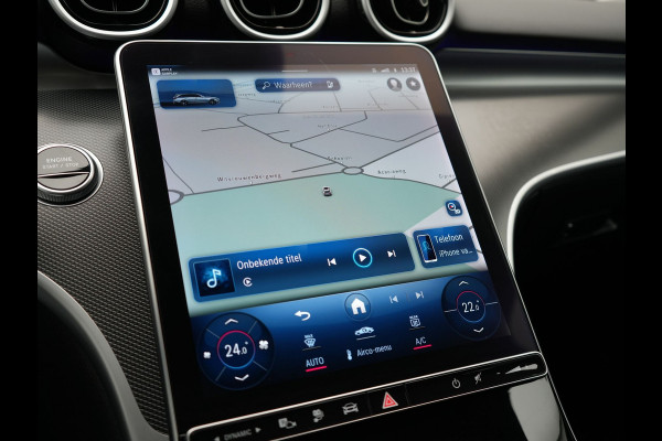 Mercedes-Benz C-Klasse Estate 300 e Avantgarde Plug In Hybrid 313pk Dealer O.H. PHEV | Adaptive Cruise | 360 Camera | Lederen Sportstoelen Verwarmd | Night Pakket | Apple Carplay | Sfeerverlichting | Blis | Navigatie | DAB |