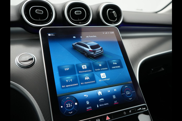 Mercedes-Benz C-Klasse Estate 300 e Avantgarde Plug In Hybrid 313pk Dealer O.H. PHEV | Adaptive Cruise | 360 Camera | Lederen Sportstoelen Verwarmd | Night Pakket | Apple Carplay | Sfeerverlichting | Blis | Navigatie | DAB |