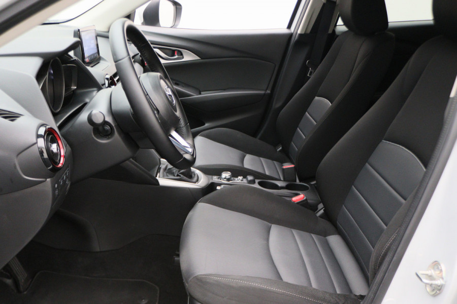 Mazda CX-3 2.0 SkyActiv-G 120 Dynamic Climate, Stoelverw., Cruise, Navigatie, Bluetooth, DAB, PDC, Trekhaak