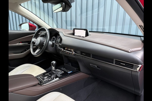 Mazda CX-30 2.0 e-SkyActiv-X M Hybrid Luxury | Leder | Stoelgeheugen | Bose | Head Up | Stoel & Stuur verw. | Prijs Rijklaar!!