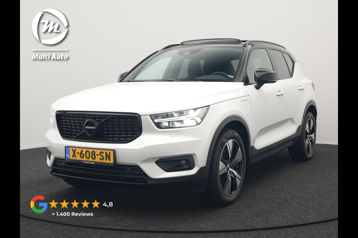 Volvo XC40 T5 Recharge R-Design Polestar Engineered Plug In Hybrid PHEV | Trekhaak Af Fabriek | Panodak | Camera | Harman / Kardon | Alcantara Sportstoelen & Stuur Verwarmd | Apple Carplay | 19"L.M | Navigatie | DAB |